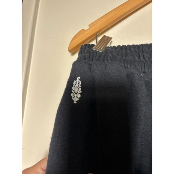 Free People FP Movement Hot Track Pant Black Combo green sportswear barrel leg M - Picture 6 of 6